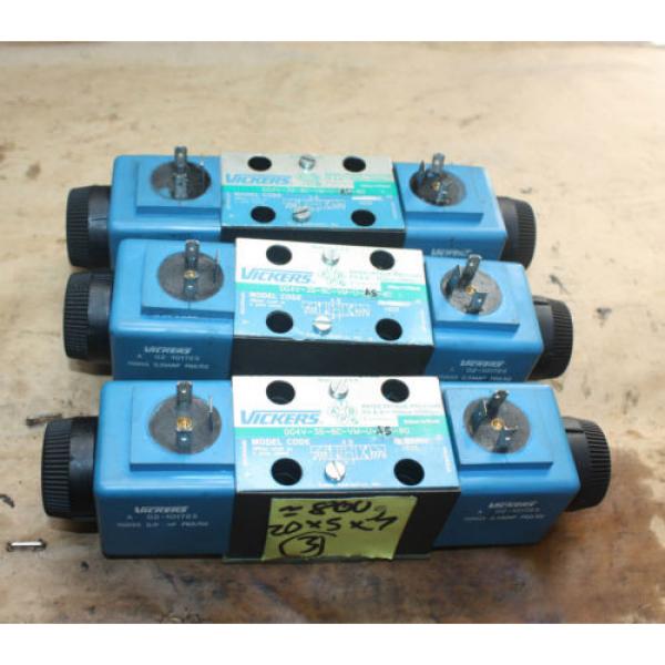 VICKERS HYDRAULIC DG4V-3S-8C-VM-U-A5-60 A02-101725 Solenoid Operated Directional #1 image