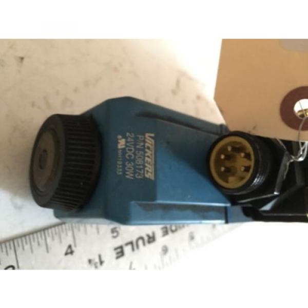 Origin VICKERS DG4V-3-2C-M-FPA5W-H7-60,508173,24VDC HYDRAULIC CONTROL VALVE ,BOXCI #4 image