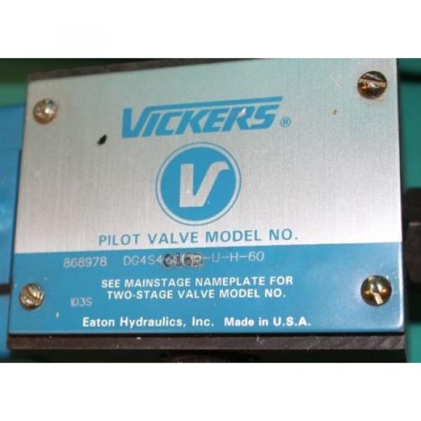 Vickers, DG4S4016B-U-H-60, Hydraulic Pilot Valve 868978 #3 image