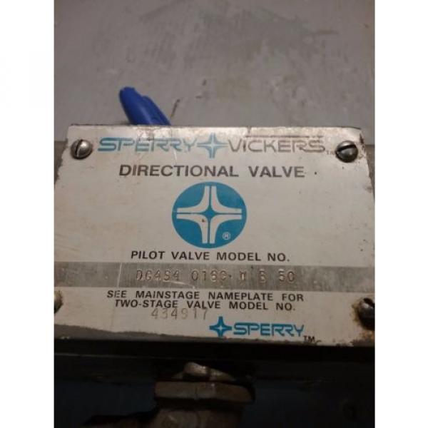 SPERRY VICKERS DIRECTIONAL VALVE DG4S4 016C W B 50_DG4S4016CWB50 #4 image