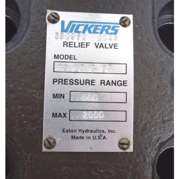 Origin VICKERS CG-10-C-30 RELIEF VALVE CG10C30 #2 image