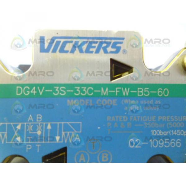 VICKERS DG4V-3S-33C-M-FW-B5-60 SOLENOID VALVE Origin NO BOX #4 image