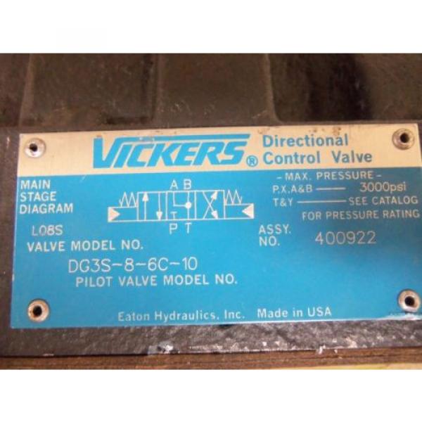 VICKERS DG3S-8-6C-10 VALVES Origin NO BOX #3 image