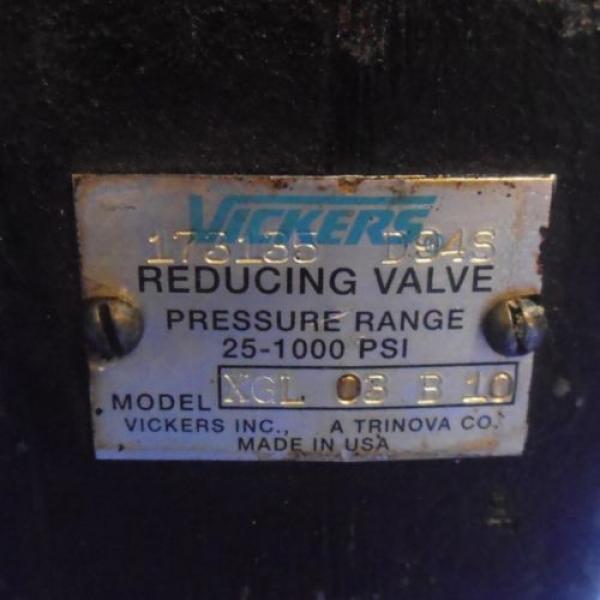 VICKERS 25-1000PSI REDUCING VALVE XGL-03-B-10 #2 image