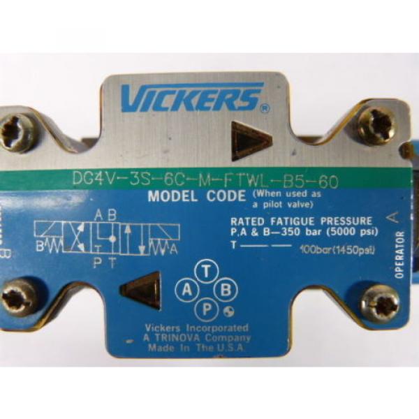 Vickers DG4V-3S-6C-M-FTWL-B5-60 Directional Control Valve Assembly   Origin #2 image