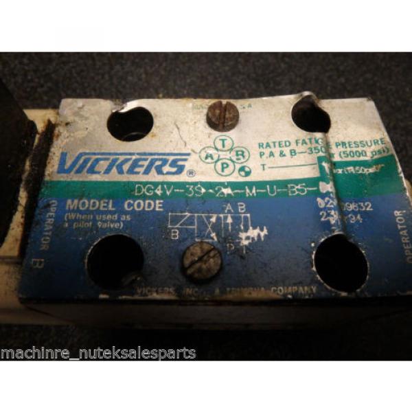 VICKERS Solenoid Controlled Valve DG4V-3S-2A-M-U-B5-60_DG4V3S2AMUB560 - USED #4 image