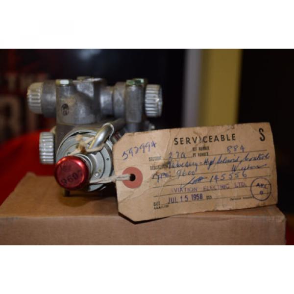 Vintage Aircraft Part - Weston Hydraulic Solenoid Control Valve #6 image