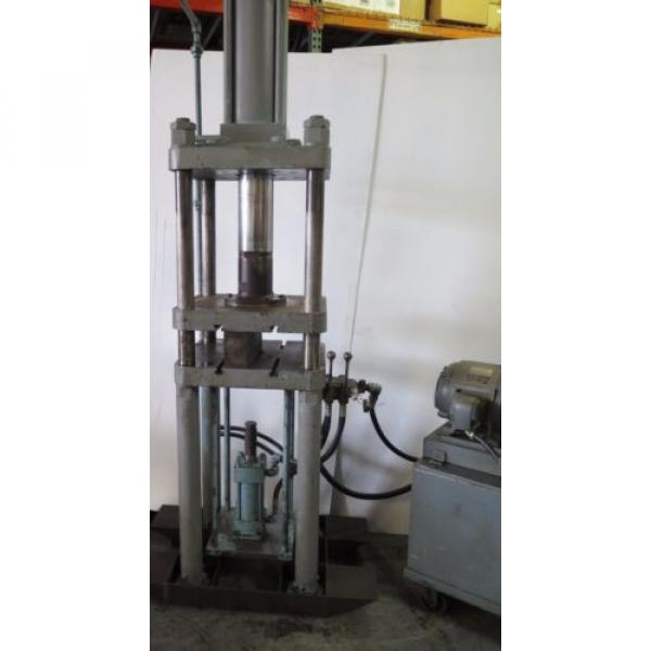 Hydraulic Press Vickers Vane Type Hydraulic Pump 4 Post Table 20x22 Travel 25 #4 image