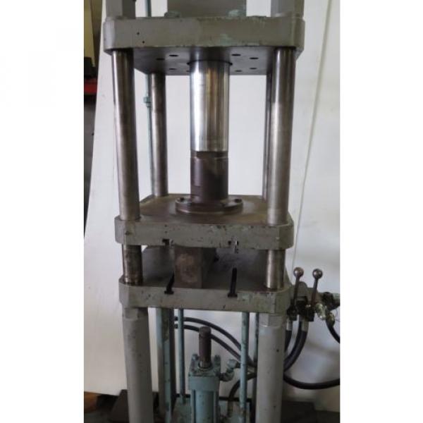 Hydraulic Press Vickers Vane Type Hydraulic Pump 4 Post Table 20x22 Travel 25 #5 image