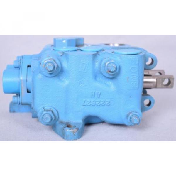 Vickers Double Spool Hydraulic Valve Working PN 222627 Blue FREE SHIPPING #4 image