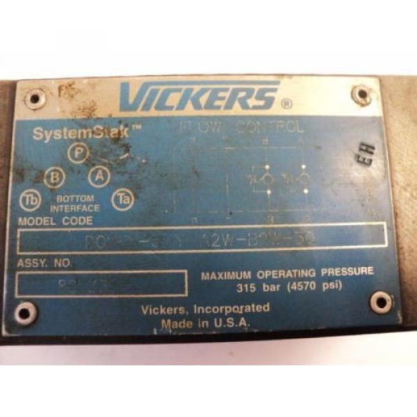 VICKERS DGMFN-5-Y-A2W-B2W-30 HYDRAULIC FLOW CONTROL VALVE BLOCK STACK #2 image