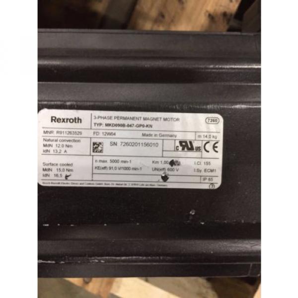 Rexroth Permanent magnet motor MKD090B-047-GP0-KN #1 image