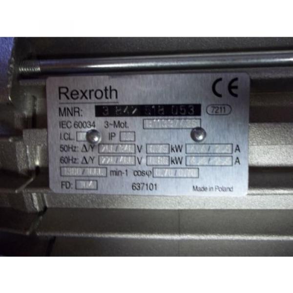 Origin REXROTH AC MOTOR 3842518053 #2 image