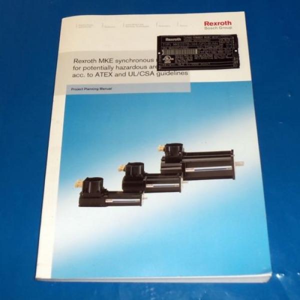 REXROTH 3-PHASE PERMANENT MAGNET MOTOR MKE037B-144-GP0-BUNN NIB #3 image