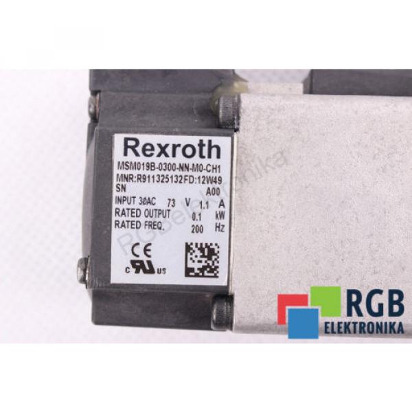 MSM019B-0300-NN-M0-CH1 R911325132 01KW 73V 11A 200HZ 3000/MIN REXROTH ID27472 #5 image