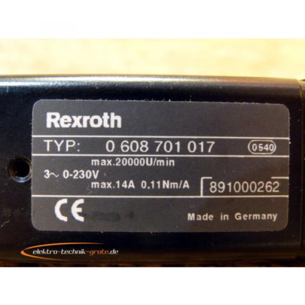 Rexroth 0 608 701 017 Motor mit 0 608 720 053 Getriebe #3 image