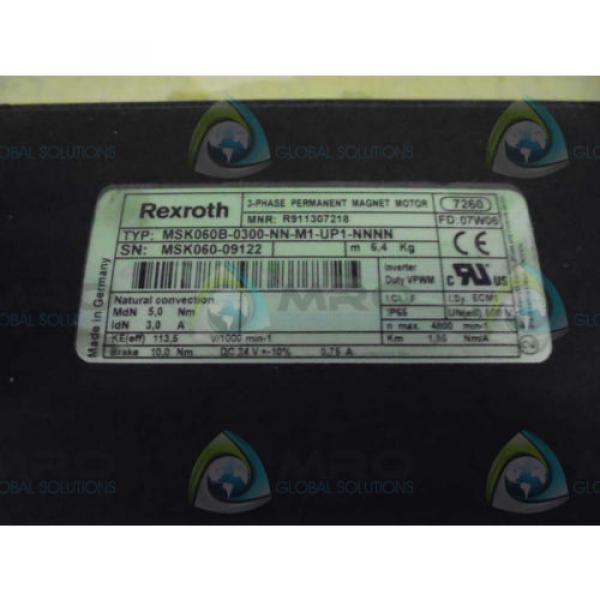 REXROTH MSK060B-0300-NN-M1-UP1-NNNN MOTOR Origin IN BOX #1 image