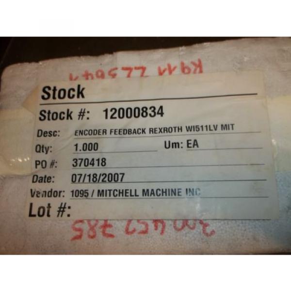 REXROTH ENCODER FEEDBACK GEBEROD 429/5000 R911223429-02573 HEIDENHAN WI511LVA5 #8 image