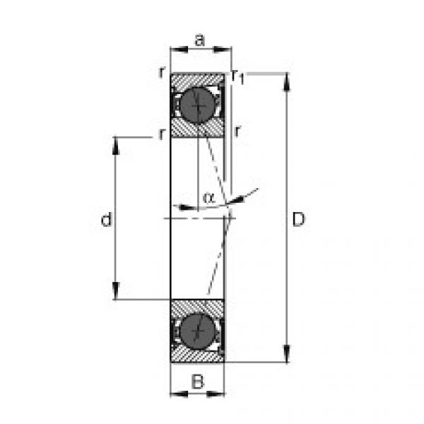 FAG Spindle bearings - HCB7007-C-2RSD-T-P4S #1 image