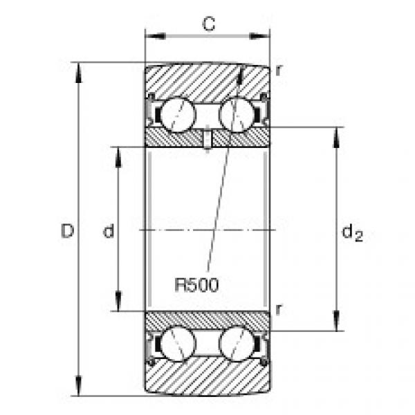 FAG Track rollers - LR50/8-2RSR #1 image