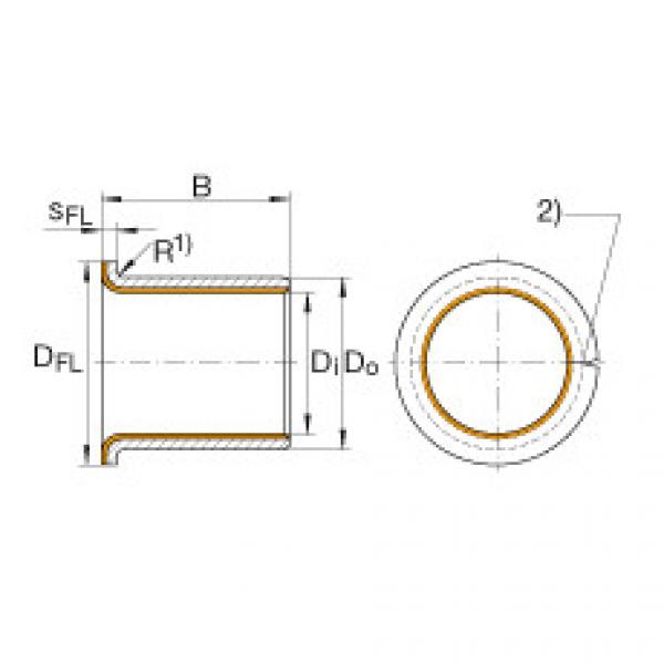 FAG Flanged bushes - EGF08055-E40-B #1 image