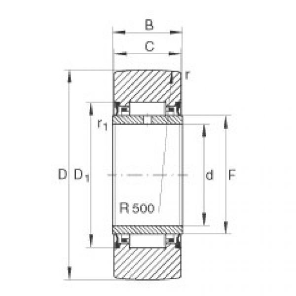 FAG Yoke type track rollers - NA2200-2RSR #1 image