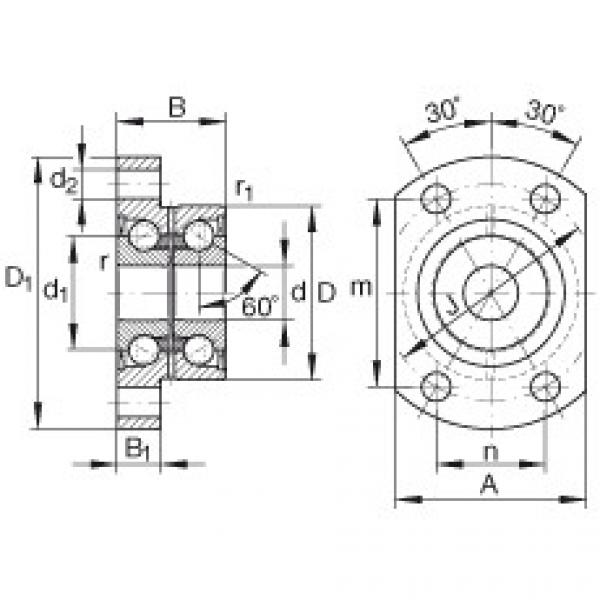 FAG Angular contact ball bearing units - ZKLFA1263-2Z #1 image