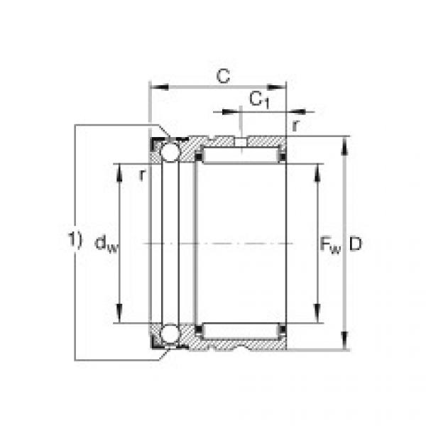 FAG Needle roller/axial ball bearings - NX30-XL #1 image