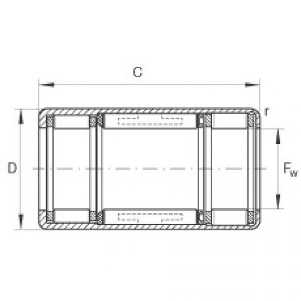 FAG Drawn cup roller clutches - HFL0822-KF #1 image