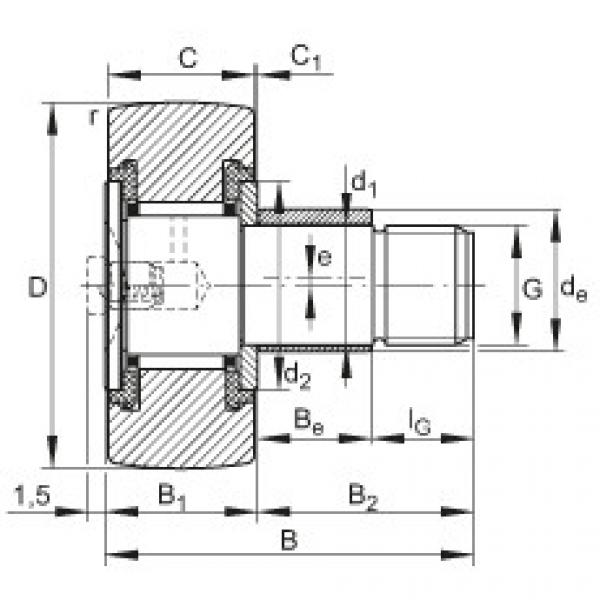 FAG Stud type track rollers - KRE16-PP #1 image