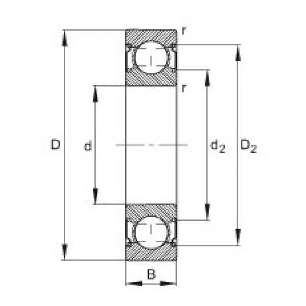 FAG Deep groove ball bearings - 6004-C-2Z #1 image