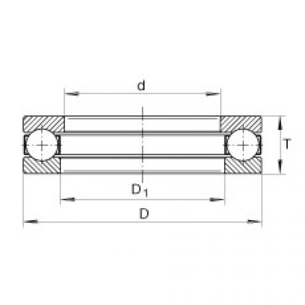 FAG Axial deep groove ball bearings - 10Y03 #1 image