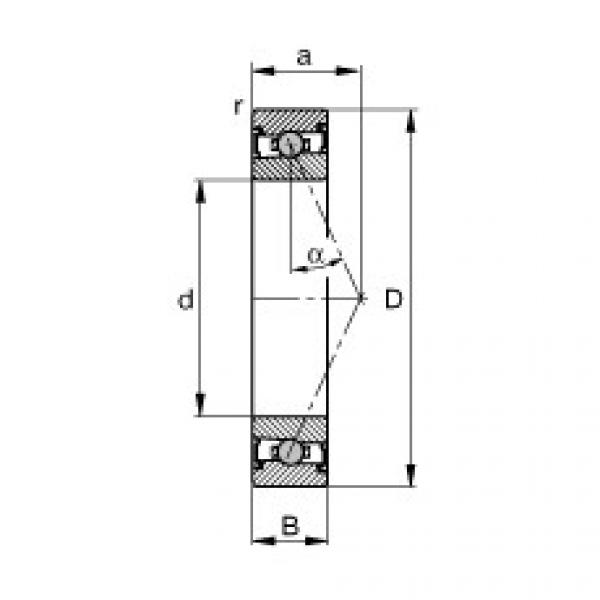 FAG Spindle bearings - HCS71902-E-T-P4S #1 image