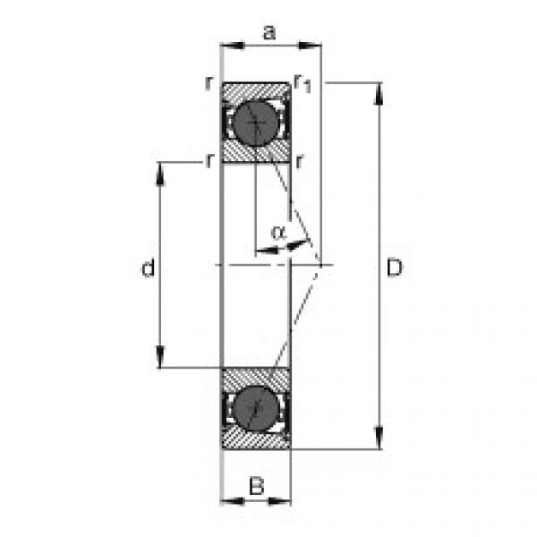 FAG Spindle bearings - HCB7024-E-2RSD-T-P4S #1 image