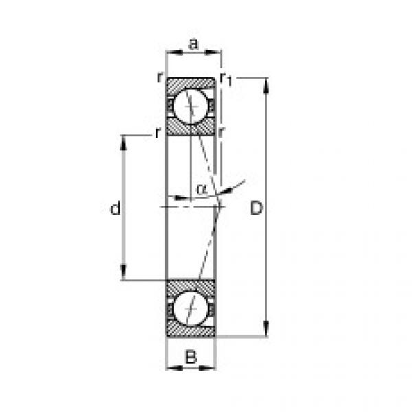 FAG Spindle bearings - B7022-C-T-P4S #1 image