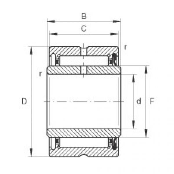 FAG Needle roller bearings - NA4908-RSR-XL #1 image