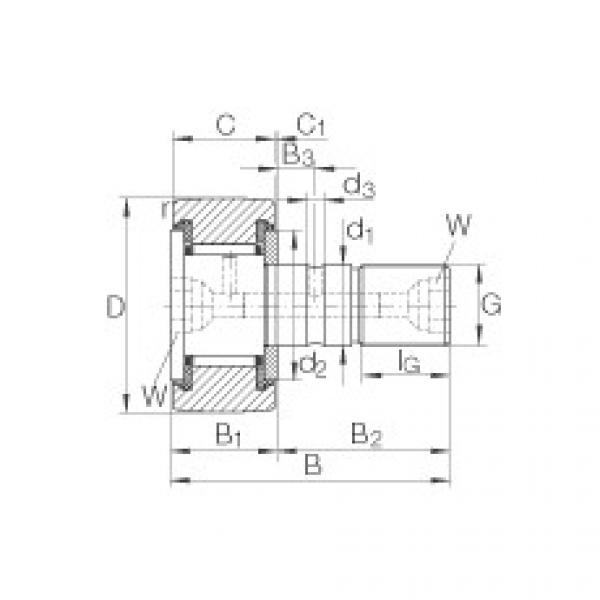 FAG Stud type track rollers - KR40-PP #1 image