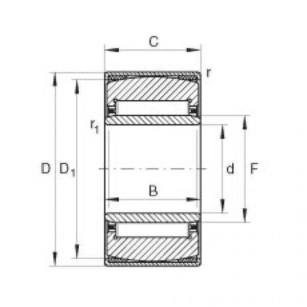 FAG Aligning needle roller bearings - PNA30/52-XL #1 image