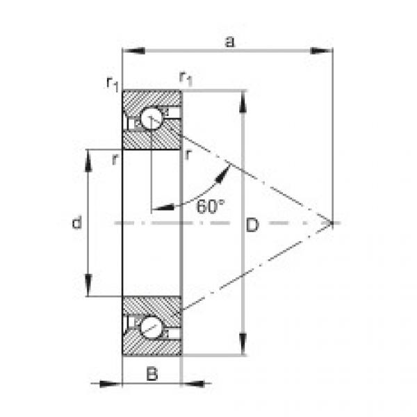 FAG Axial angular contact ball bearings - 7602040-TVP #1 image