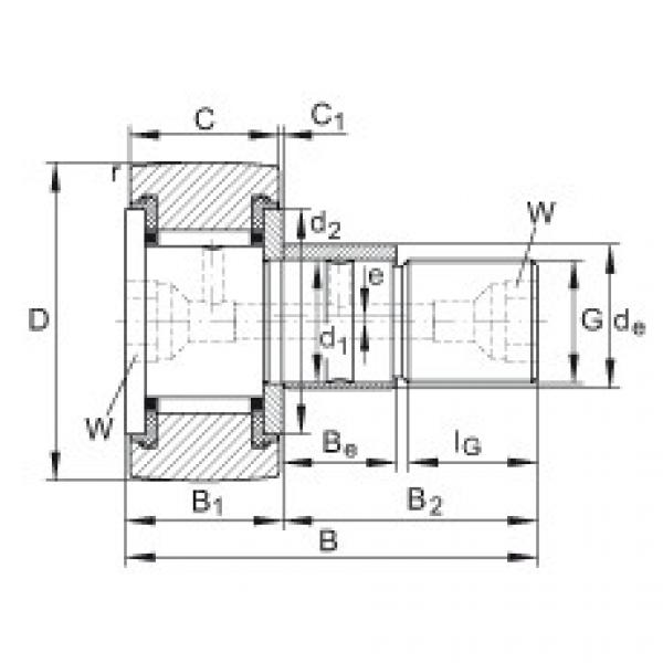 FAG Stud type track rollers - KRE26-PP #1 image