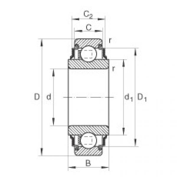 FAG Radial insert ball bearings - 203-XL-KRR-AH02 #1 image