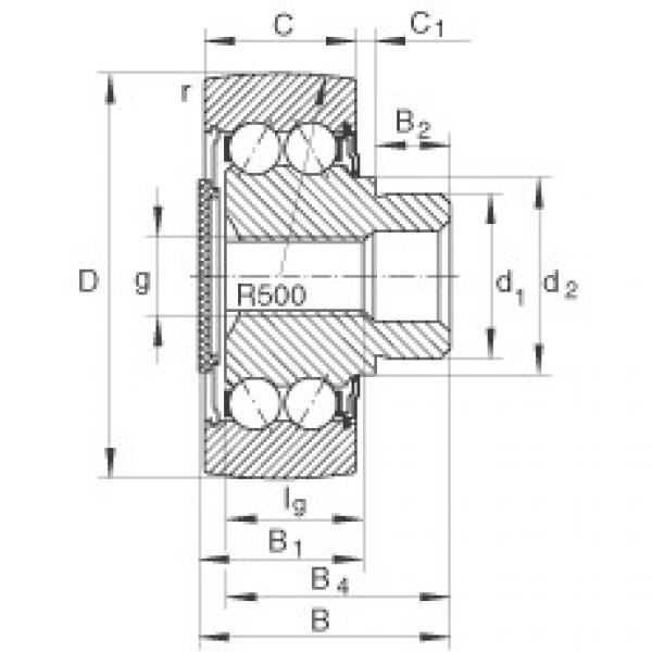 FAG Stud type track rollers - ZL5207-DRS #1 image