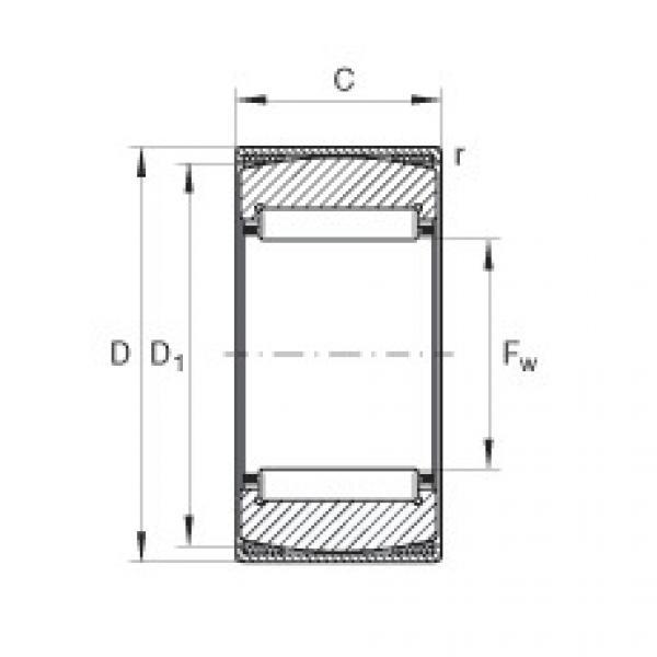 FAG Aligning needle roller bearings - RPNA28/44-XL #1 image