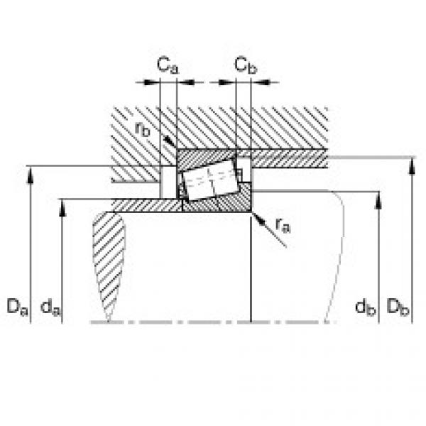 FAG Tapered roller bearings - KHM518445-HM518410 #2 image