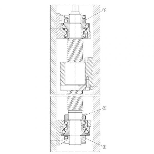 FAG Angular contact ball bearing units - DKLFA2590-2RS #4 image