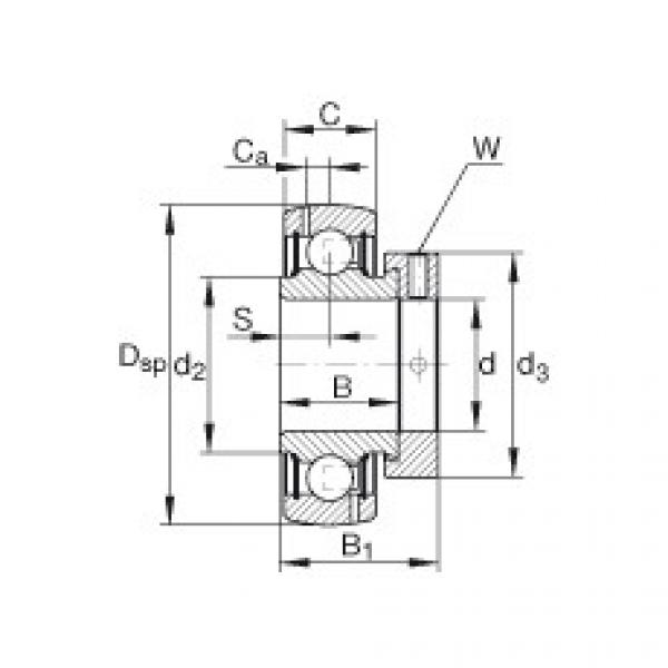 FAG Radial insert ball bearings - GRA106-NPP-B-AS2/V #1 image