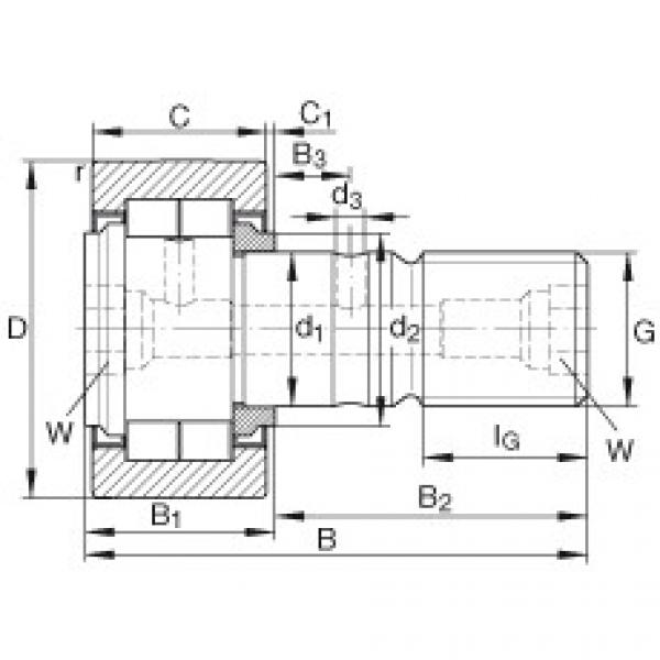 FAG Stud type track rollers - NUKR80 #1 image