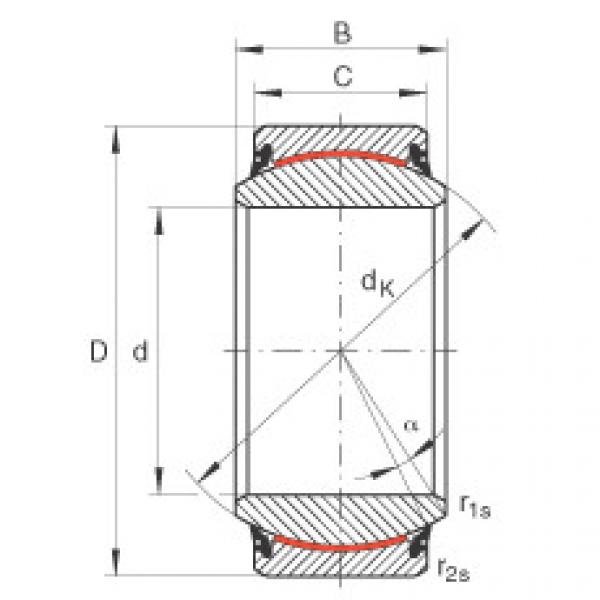 FAG Radial spherical plain bearings - GE20-UK-2RS #1 image