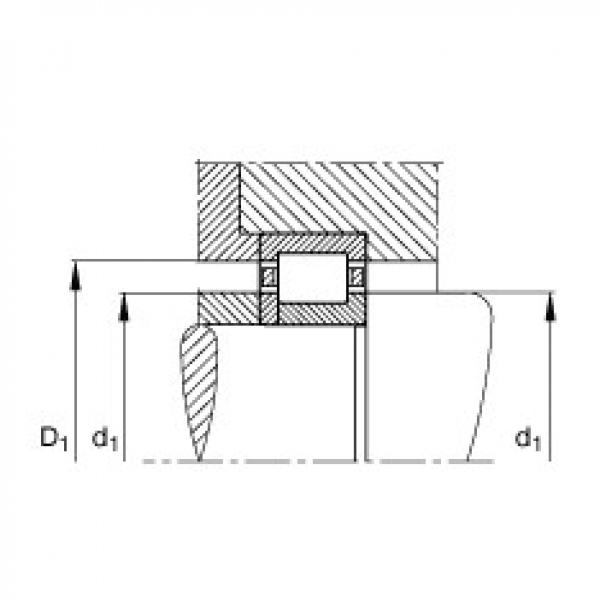 FAG Cylindrical roller bearings - NUP203-E-XL-TVP2 #3 image