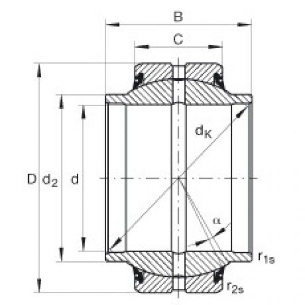 FAG Radial spherical plain bearings - GE20-HO-2RS #1 image